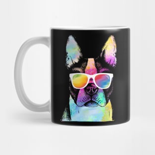 Rainbow Summer Pug Mug